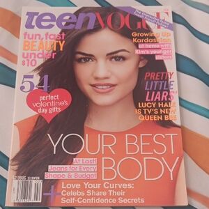 Teen Vogue Magazine February 2011 Growing Up Kardashian Cover